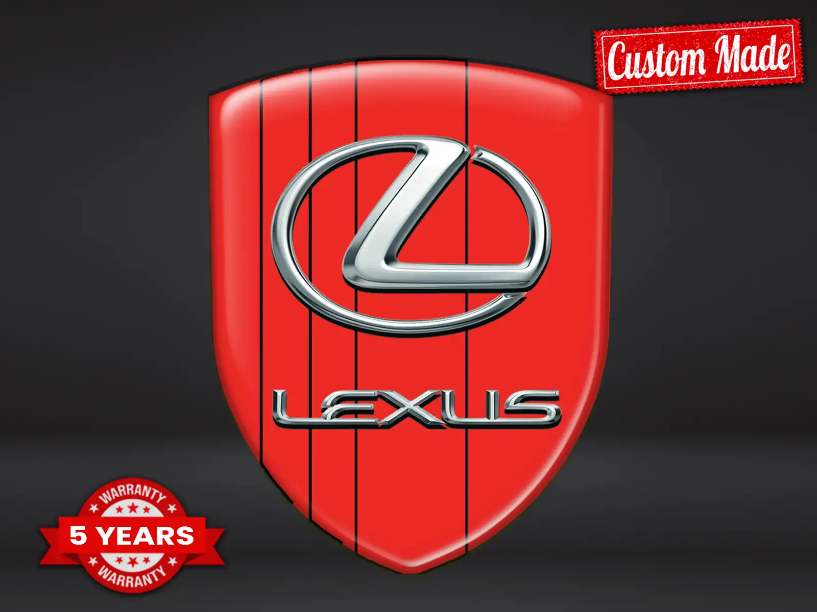 Lexus Wasserfester Aufkleber Stern Design Anpassbar